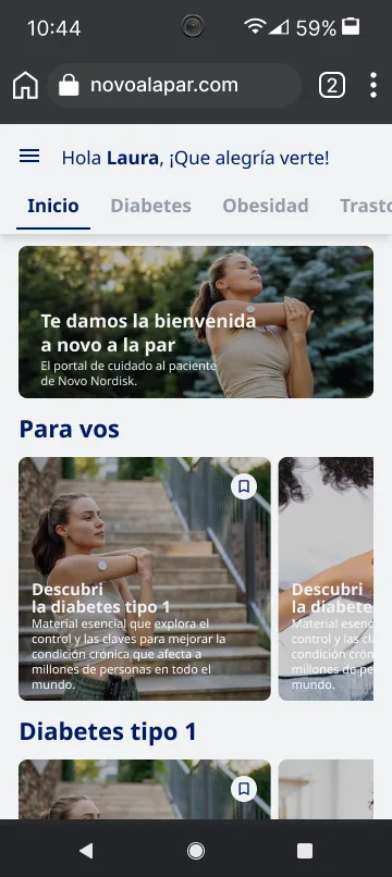 Captura de Portal Novo a la par